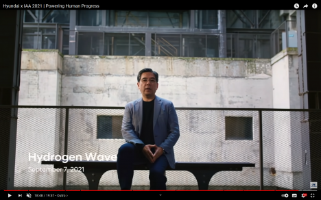 IAA Mobility: Saatchi & Saatchi inszeniert Hyundai-Vision zur Co2-Neutralität - Standbild aus dem Hyundai-Film, mit der IAA Mobility-Auftritt 2021 in die digitale Welt verlängert wurde - Abbildung: Hyundai